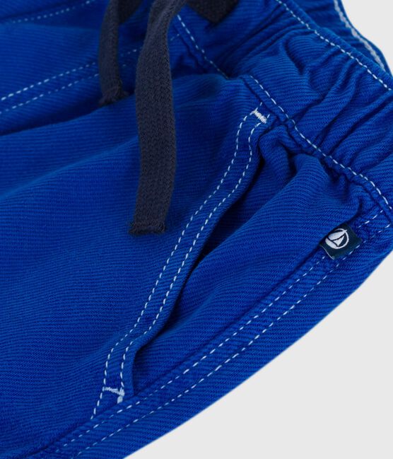 Kinder Cargo-Bermuda aus Baumwolle blau SURF