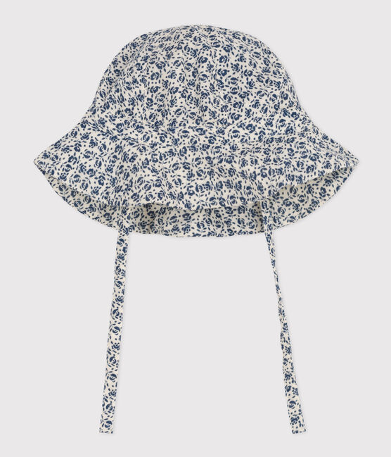 Baby-Breitkrempiger Hut aus Musselin mit Blumenmuster AVALANCHE/ INCOGNITO