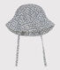 Baby-Breitkrempiger Hut aus Musselin mit Blumenmuster