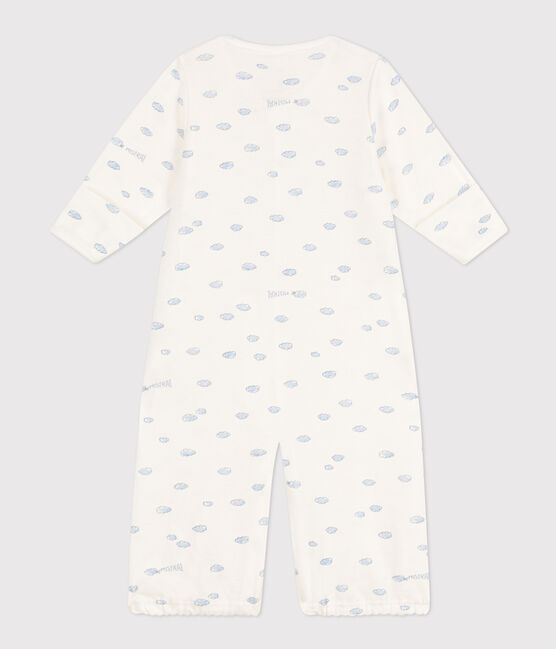 Bedruckter Kombi-Overall aus Baumwolle weiss MARSHMALLOW/ EDNA