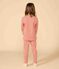 Kinderpyjama aus Baumwolle mit Streifen orange OURSIN/weiss MARSHMALLOW