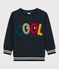 Kinder-Sweatshirt aus Molton für Jungen blau SMOKING