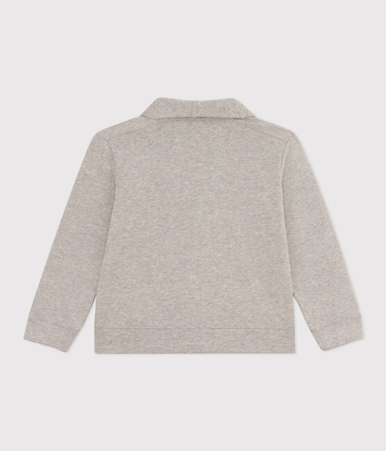 Kinder Cardigan aus Baumwolle für Jungen grau CHATON CHINE