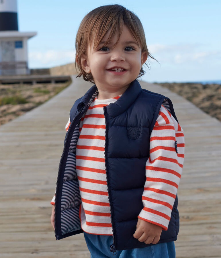 Baby Steppweste blau