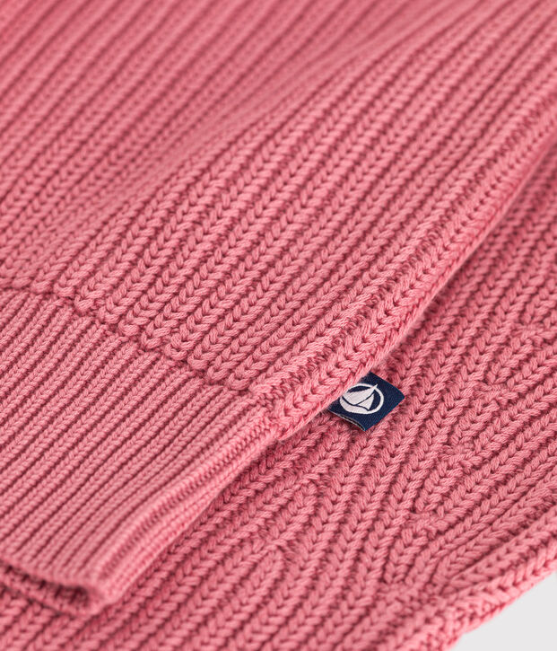 Damen-Cardigan aus Baumwolle rosa