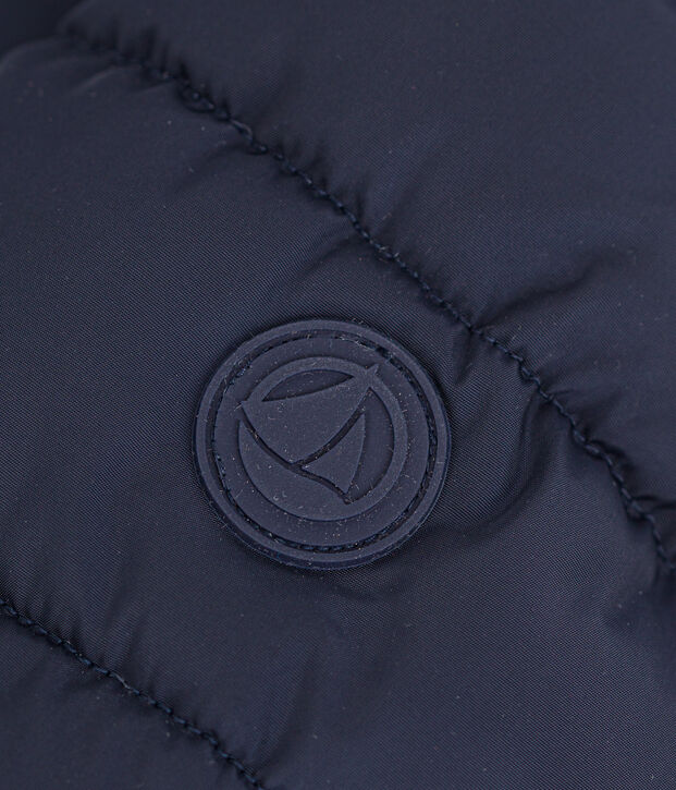 Baby-Anorak mit Fleece-Futter blau