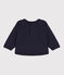 Baby-Sweatshirt aus Baumwolle blau SMOKING