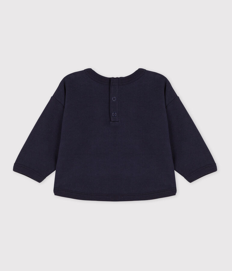 Baby-Sweatshirt aus Baumwolle blau