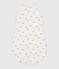 Babyschlafsack aus Baumwolle mit Blumenmotiv TOG-Wert 1,5 weiss MARSHMALLOW/weiss MULTICO