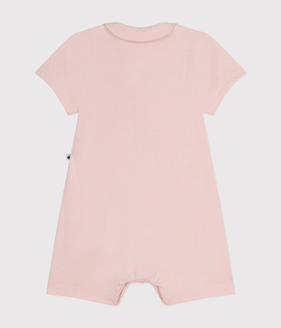 Kurzer Baby-Overall aus leichtem Jersey rosa SALINE