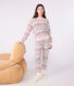 Damen-Pyjama aus Baumwolle mit Weihnachtsmuster