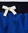Bedruckte Jungen-Badeshorts blau PERSE/blau SMOKING