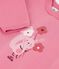Baby-Sweatshirt aus Baumwolle mit Tiermotiv rosa