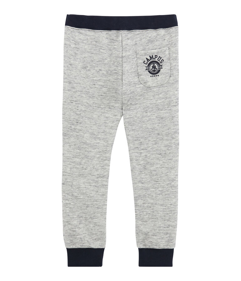 Jungen Hose aus Molton grau GRIS