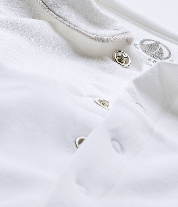 Unisex-Baby-Strampler aus Nicki weiss