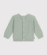 Baby-Cardigan aus Baumwollstrick
