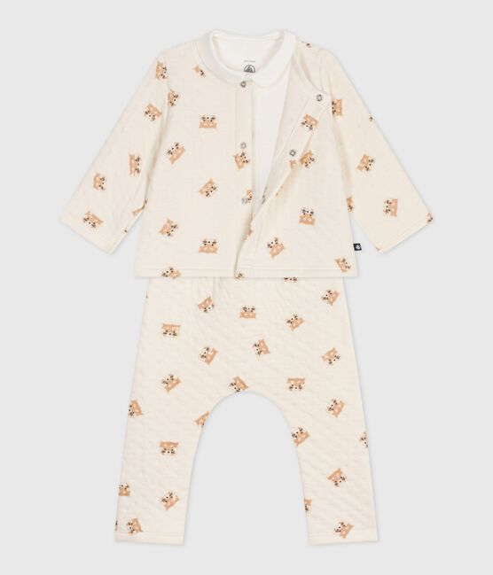 3-teiliges Baby-Set aus Baumwolle mit Roten Pandas MILK/ MULTICO
