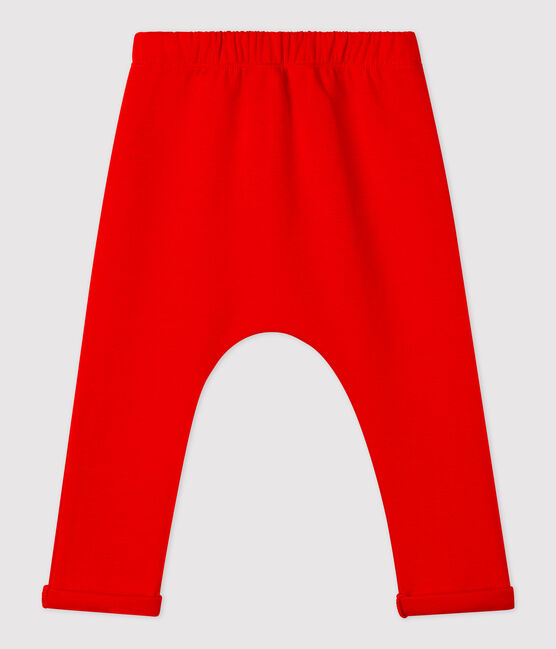 Baby-Hose aus dickem Jersey rot PEPS