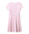 KURZARMKLEID weiss MARSHMALLOW/rosa BABYLONE