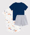 2er-Set Kinder-Kurzpyjamas aus Baumwolle variante 1