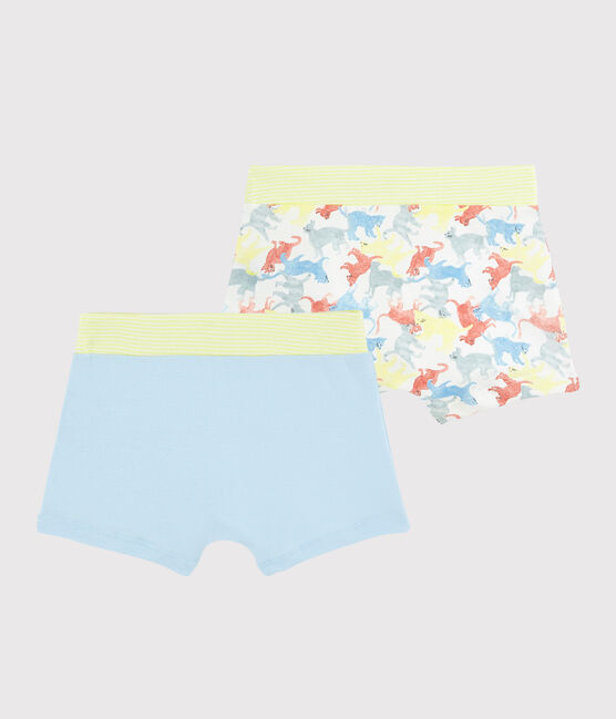 2er-Set Boxershorts aus Bio-Baumwolle mit Katzenmotiv für Jungen variante 1