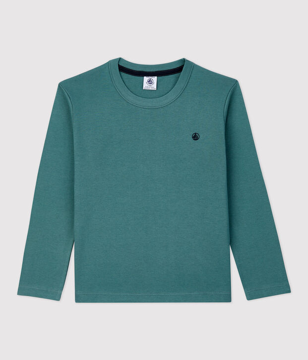 T-Shirt aus Bio-Baumwolle f&uuml;r M&auml;dchen und Jungen gr&uuml;n