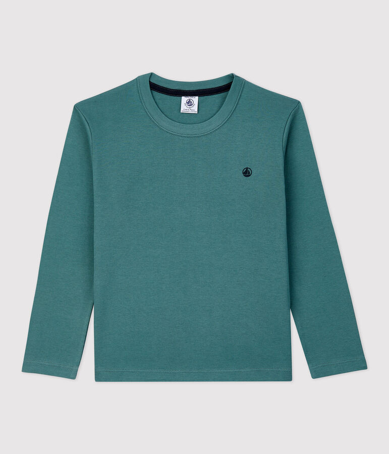 T-Shirt aus Bio-Baumwolle f&uuml;r M&auml;dchen und Jungen gr&uuml;n