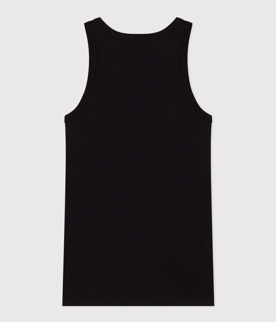 Damen-Tanktop L’Iconique aus Baumwolle schwarz BLACK