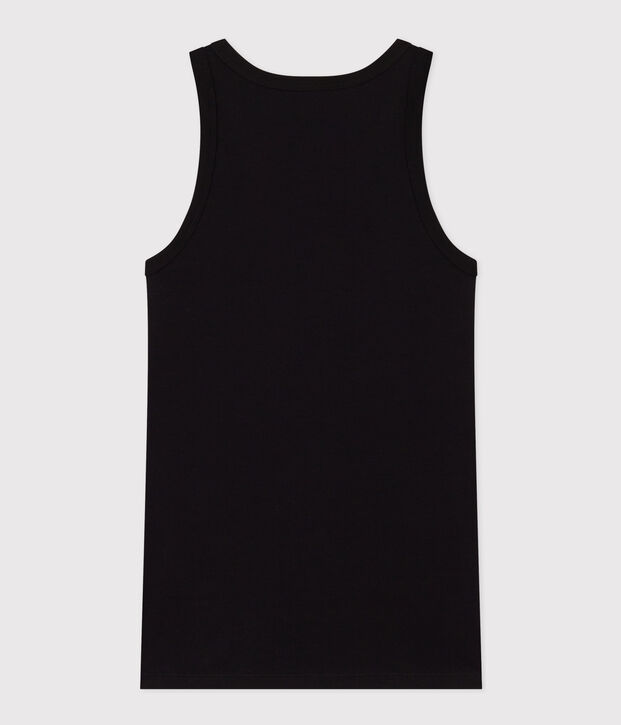 Damen-Tanktop L&rsquo;Iconique aus Baumwolle schwarz