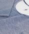 Damen-T-Shirt aus Wolle und Baumwolle mit Streifenmuster blau SMOKING/weiss MARSHMALLOW