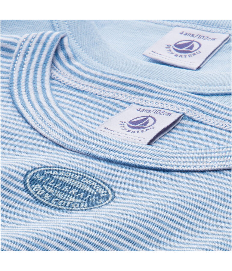 Set mit zwei ringelgestreiften Jungen TShirts lot .