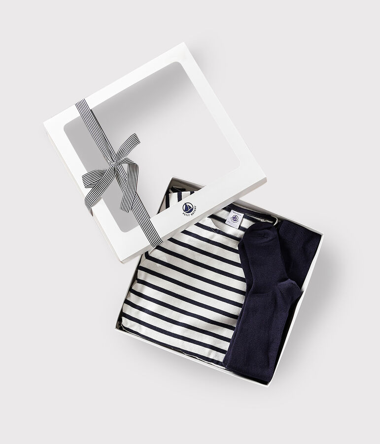 Geschenkset: Kinderkleid und Strumpfhose f&uuml;r M&auml;dchen vielfarbig