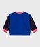 Baby College-Jacke aus zweifarbiger Baumwolle blau OLYMPIC/ SOIR