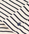 Damen-T-Shirt Le Droit aus Baumwolle, mit Rundhalsausschnitt und Streifen weiss AVALANCHE/blau SMOKING