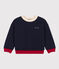 Sweatshirt mit Printmotiv aus Molton blau SMOKING