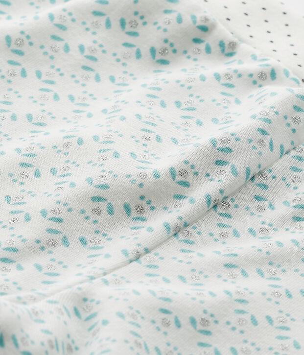 M&auml;dchen-Schlafanzughose Mix & Match weiss/gr&uuml;n/vielfarbig