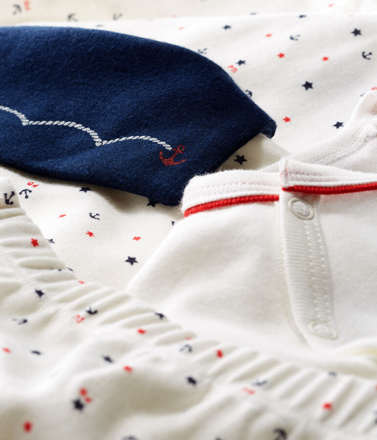 4-Teiliges gemustertes baby-set f&uuml;r jungen vielfarbig