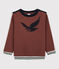 Kinder-Sweatshirt aus Molton für Jungen orange MADRAS