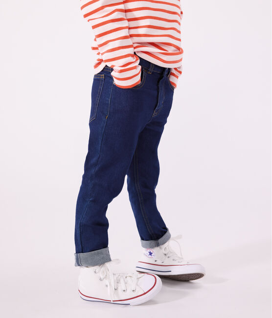 Kinder-Hose in Slim Fit Passform aus Denim für Mädchen blau DENIM BRUT