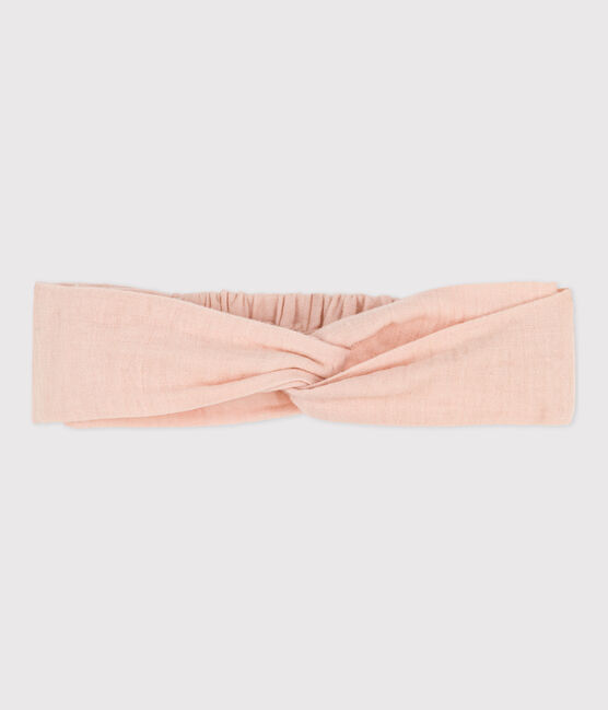 Rosa Haarband aus Musselin rosa SALINE