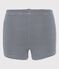Baby-Badeshorts aus recyceltem Material blau MEDIEVAL/weiss MARSHMALLOW