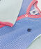 Strampler aus gestreifter Baumwolle blau/weiss