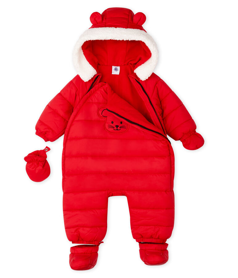 Baby-Schneeanzug Unisex rot