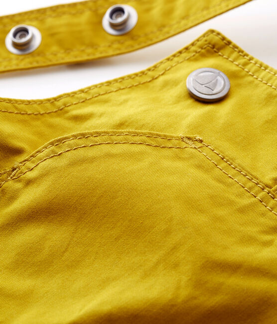 Baby-kurzlatzhose aus twill jungen grün BAMBOO