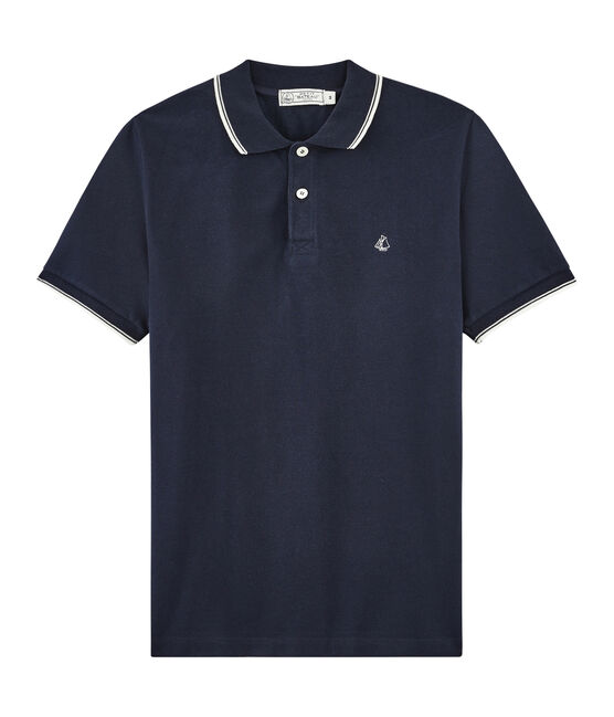 Poloshirt für Herren blau SMOKING