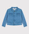 Kinder-Denim-Jacke Mädchen - Jungen blau DENIM CLAIR