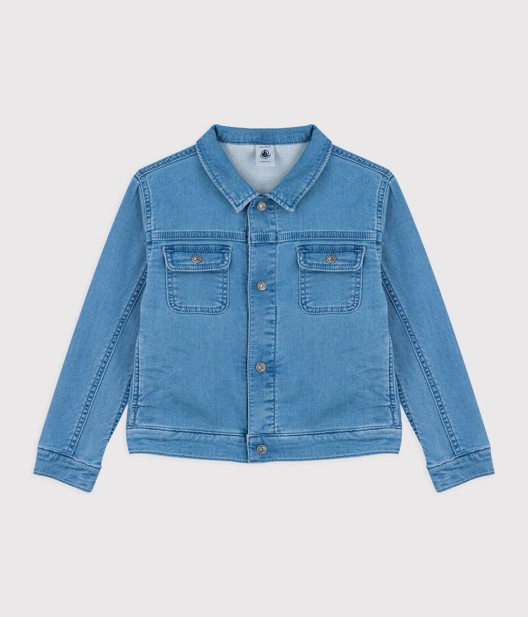 Kinder-Denim-Jacke M&auml;dchen - Jungen blau DENIM CLAIR