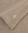 Lang&auml;rmeliges Damen-T-Shirt aus einfarbiger Baumwolle beige