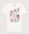 T-Shirt L’ICONIQUE Water Family × Petit Bateau weiss MARSHMALLOW