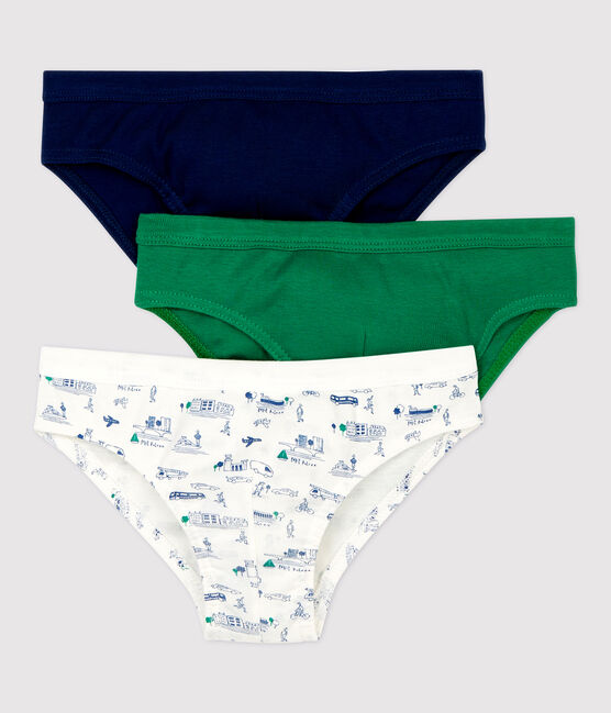 3er-Set Unterhosen aus Baumwolle mit Fahrzeug-Motiv für Jungen variante 1
